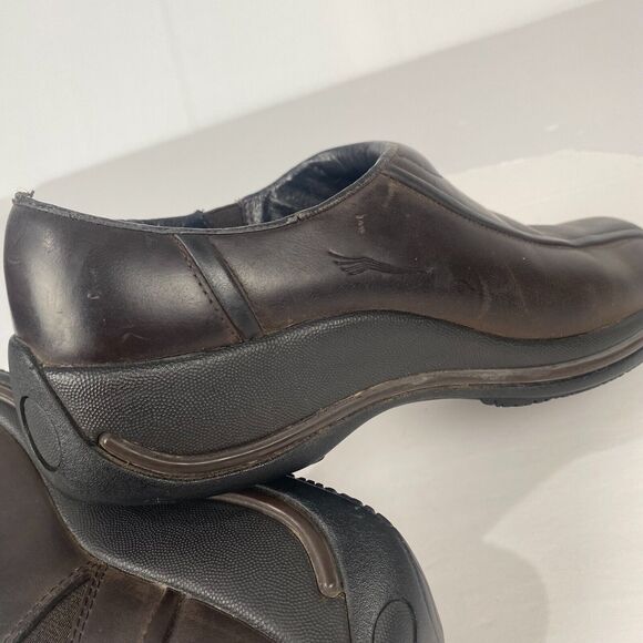 Dansko‎ Womens Size 40 Slip On US 9.5-10 Clog Shoes Brown Nurse Slip Resistant - Picture 11 of 15